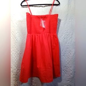 American Eagle Orange Straps or Strapless Large beautiful dress